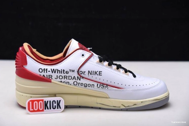 HYPE Red DJ4375-106 White 2 SP Retro Jordan Off-White Low 0728